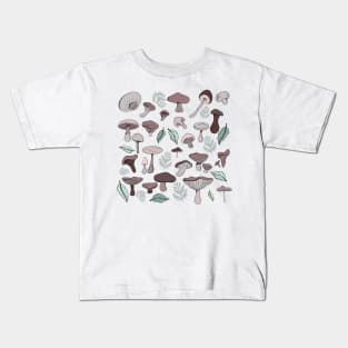 Mushrooms Kids T-Shirt